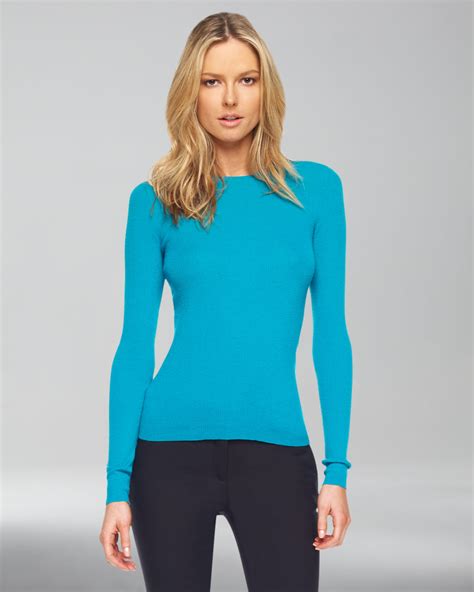 michael kors turquoise sweater